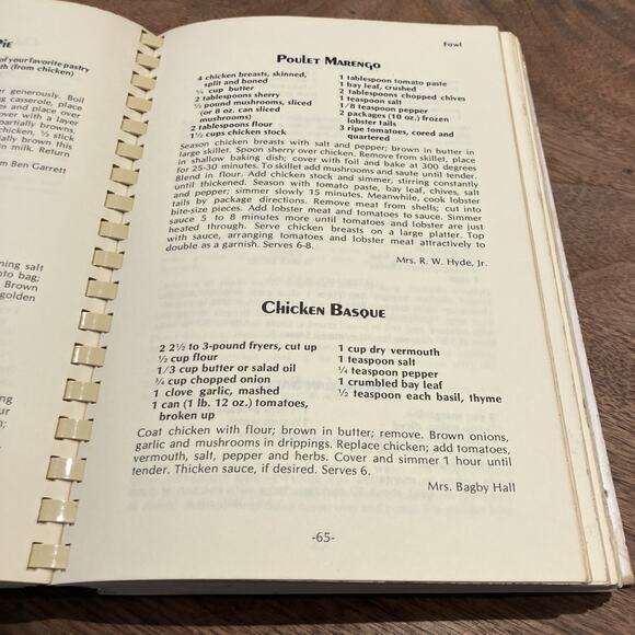 The Jackson Cookbook by The Symphony League of Jackson Mississippi (Comb Bound) - Picture 8 of 15
